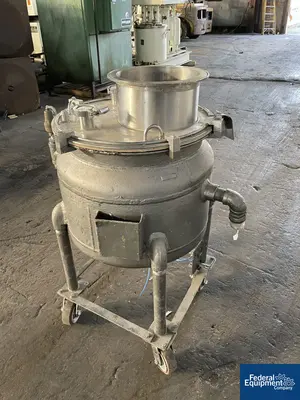USED Pfaudler 20 Gal Pfaudler Glass Lined Reactor Body, 25/115#