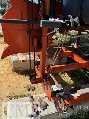 USED WOOD MIZER LT 15 ELECTRIC SAWMILL WITH 38 HOURS