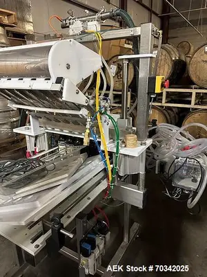 Used Wild Goose-Meheen 6-Head Inline Bottle Filler – 12oz Bottles, 40 BPM