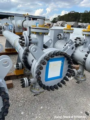 Used 333 Sq Ft Heat Exchanger, Duplex 2205 Construction, 662 PSI Shell Rating, 2023