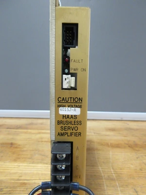 USED 1998 USED HAAS PARTS AND TOOLING BRUSHLESS SERVO AMPLIFIER #4015J-A