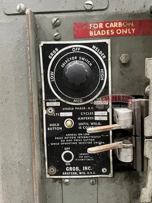 Used 1980 GROB 4V-18 Vertical Band Saws Michigan US | Vander Ziel Machinery Sales #480514