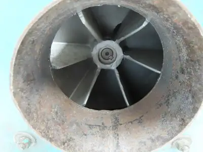 Dayton Electric Blower Fan 1 HP 3450 RPM 1 HP  4" Inlet 6.5" Outlet 10 Impeller
