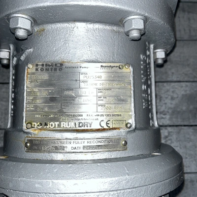 250 LPM S/S HMD Kontro  Magnetic  Pump type SP3 CCI 4 kw
