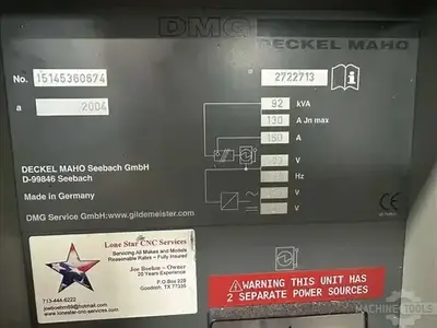 USED 2004 DMG DMF 360 LINEAR