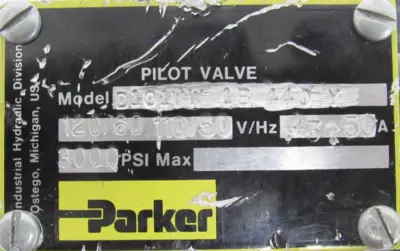 NEW PARKER D101VW-1B-440-Y SOLENOID VALVE D101VW1B440Y