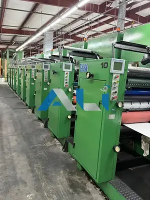 Used RDP RDP 260 10 Color Scratch Off Press 22” x 26 ½” web width Web-fed press California US | Asset Liquidity International #1251345