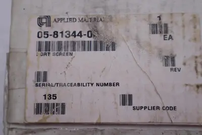 APPLIED MATERIALS (AMAT) 0040-00248 PORT SCREEN NEW STOCK #2890