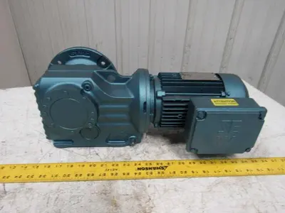 SEW-EURODRIVE KF47DT80N4 1Hp Right Angle Gear Speed Reducer 230/460V 3Ph