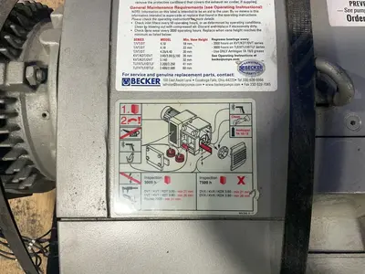 Used 2017 BECKER KVT 3.60 Vacuum Pumps Ohio US | HGR 24 #1495341