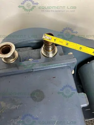 USED WELCH 1402 DUOSEAL BELT-DRIVEN ROTARY VANE VACUUM PUMP 115/230V