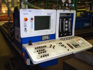 USED MESSER GRIESHEIM OMNIMAT L 6000 CNC PLASMA 3D BEVELLING