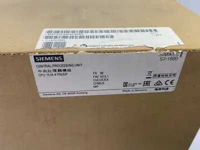 USED SIEMENS SIMATIC S7-1500 CPU UNIT, 1518-4 PN/DP