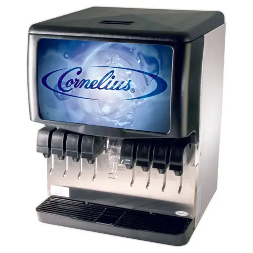 Cornelius 621052806 Countertop Cube Ice & Soft Drink Dispenser - 250 Lb Storage, Cup Fill, 115v