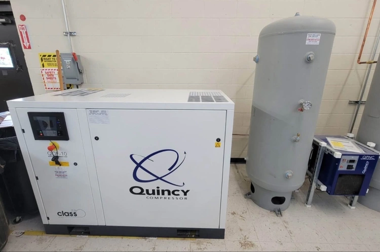 Used 2019 QUINCY QOF-10 Rotary Screw & Sliding Vane Air Compressors Massachusetts US | ARC Equipment Corp #508550