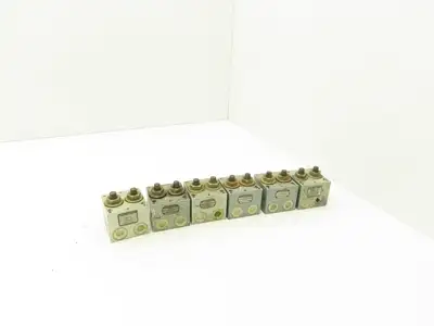 Knorr-Bremse WBV-6 Pneumatic Air Double Switch Block Lot of 6