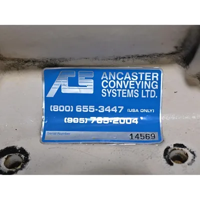 Used Ancaster 8" Square Body Rotary Airlock Valve