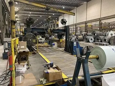 60" X 3/16" X 50,000 LBS. PRO-ECO CUT TO LENGTH LINE W/CASSETTE LEVELER (USED)