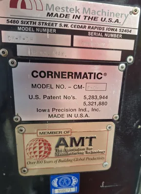 2001 IOWA PRECISION CM-F-DH Corner Formers | THREE RIVERS MACHINERY (4)