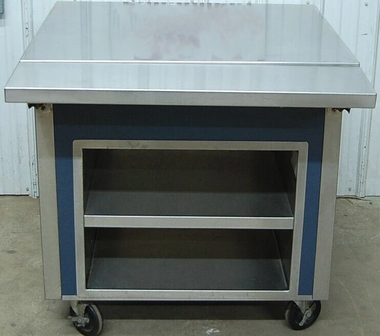 142-0873 Delfield 3’ Stainless Steel Mobile Workstation
