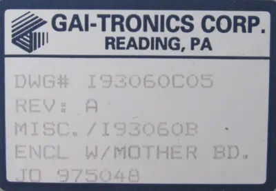 NEW GAI-TRONICS I93060 HANDSET I93060C05 I93060C03