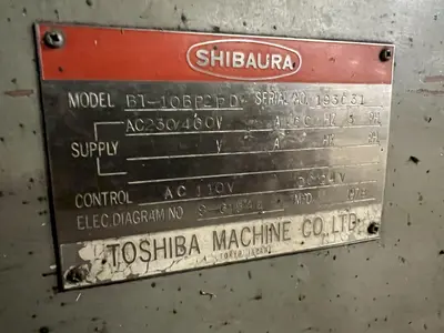 4" SHIBAURA MODEL BT-10B TABLE TYPE HORIZONTAL BORING MILL: STOCK #18188
