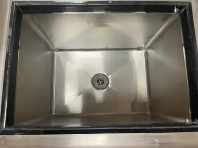 Used Falcon Restaurant Supply Used Stainless Steel Drop in Ice Chest Bid 18" x 12" SS312 Restaurant Storage Containers Illinois US | Falcon Restaurant Supply #1375600