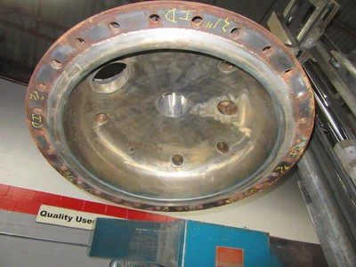 100 gallon Stainless Steel Reactor Body, 316 S/S,  25 psi/FV and 100 psi jacket