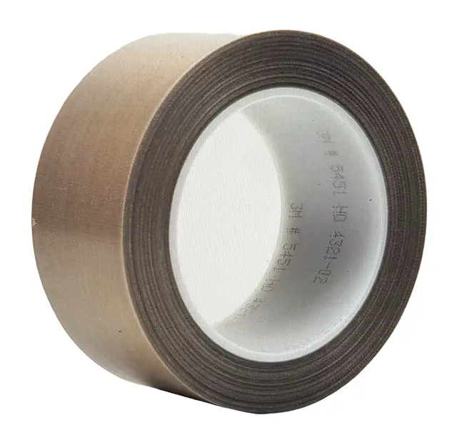 3M PTFE Glass Cloth Tape 5451 Brown 3" X 36 yd 5.6 mil