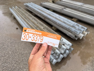 Used 13’6” GUARDRAIL - 10 PIECES. SELLER WILL LOAD. MUNICIPALITY OWNED. _UNKNOWN_ Guard Rails Michigan US | Miedema Asset Management Group #1410848