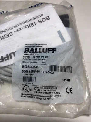 NEW BALLUFF BOS 18KF-PA-1TB-C-02