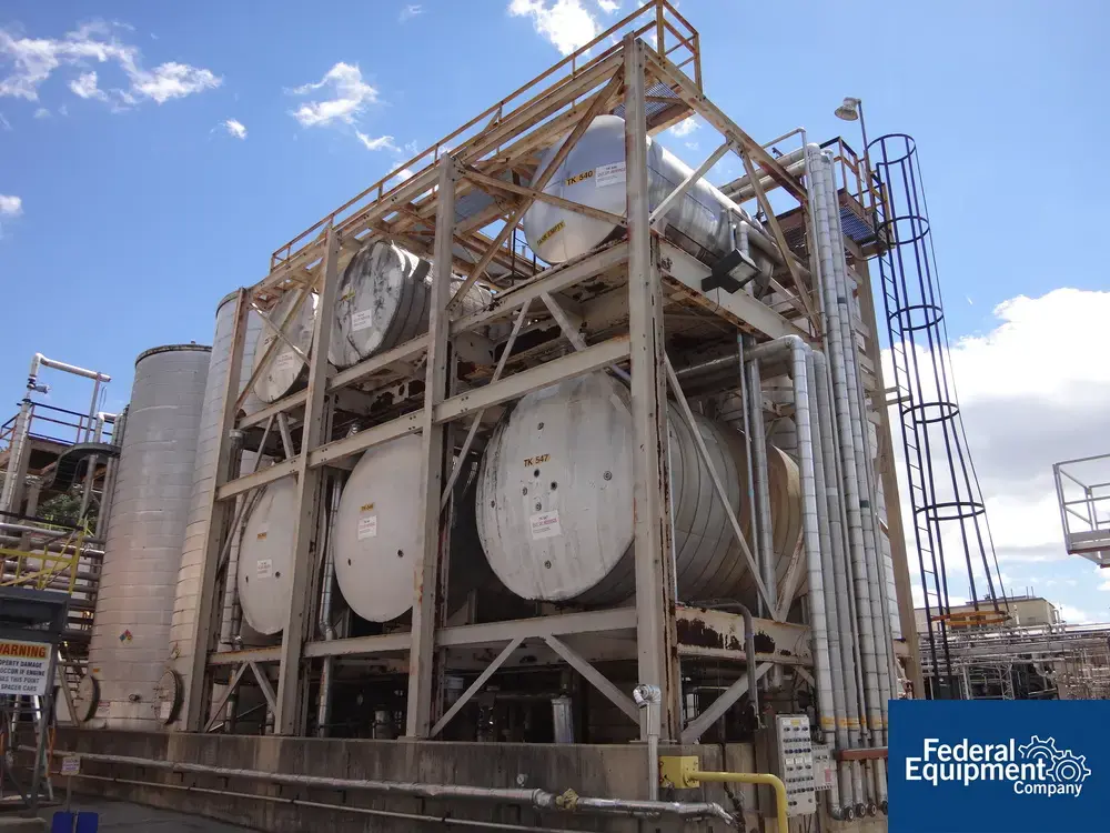 N/A 3,000 Gal Horizontal Storage Tank, S/S