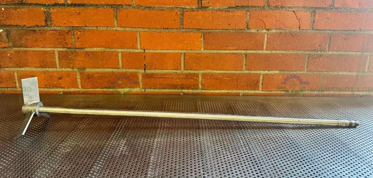 Used 48" STAINLESS STEEL MIXING SHAFT  1" DIAMETER W/  8" IMPELLER Agitator Shaft California US | Equipment Lab #1415096
