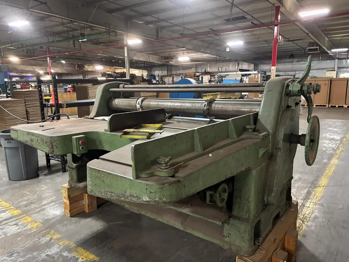82″ S&S 4 bar Slitter Scorer