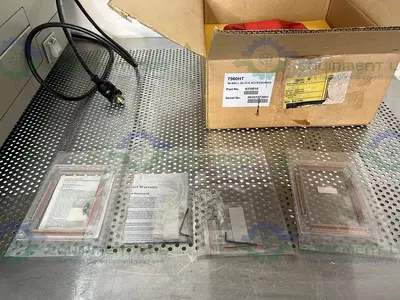 USED APPLIED BIOSYSTEMS 7900HT REAL TIME PCR SYSTEM W/ 96 WELL BLOCK ACCESSORIES