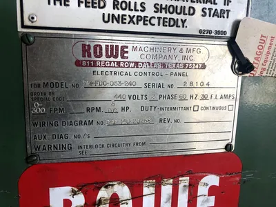 USED 1993 ROWE PM-FDC-053-240