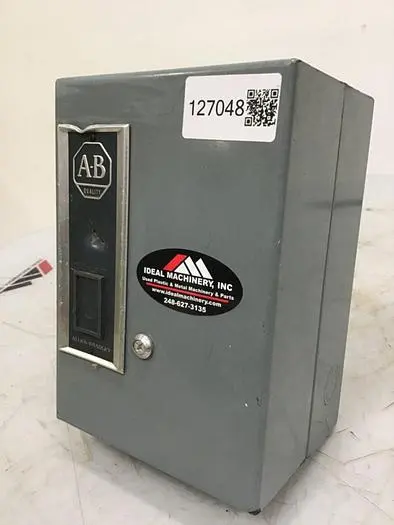 Used ALLEN BRADLEY 509-AAD SER B Electrical Panels Michigan US | Ideal Machinery #603394