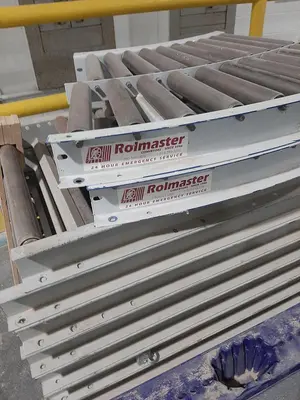 USED ROLMASTER 24” GRAVITY ROLLER CONVEYORS