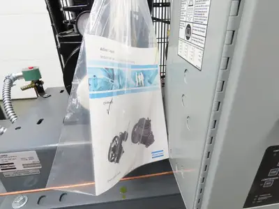Atlas Copco CR5 Reciprocating Duplex Air Compressor 35CFM 5HP 230V 3Ph 120 Gal