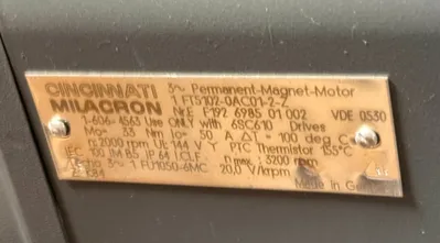 Siemens CMI 1-606-4563 1FT5102-0AC01-2-Z Servo Motors | Great American Equipment Company (3)