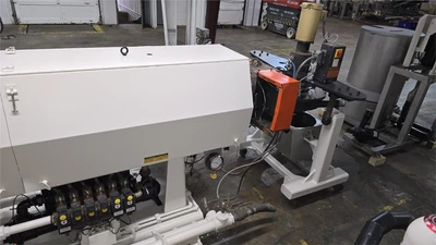 4.5" PTI Water Ring Pelletizing Line, Vented Barrel