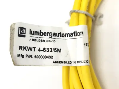 New | in-Stock Lumberg Automation RKWT 4-633/5M 600000432 Misc Electrical & Power Parts Michigan US | Maverick Industrial Sales #1410716