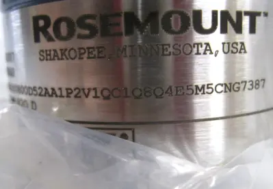 NEW Rosemount 3051 CFP DF010A3S0800D52AA1P2V1QC1Q8Q4E5M5CNG7387