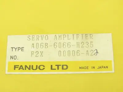 Fanuc A06B-6066-H235 Fanuc Servo Amplifier A208-1004-0861/03A