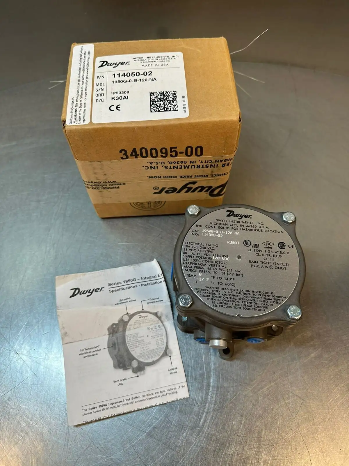 USED Dwyer Dwyer 114050-02