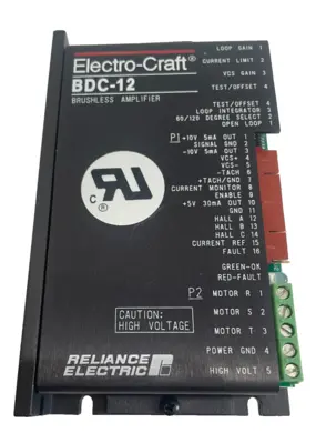 NEW ELECTRO-CRAFT BDC-12 SERVO AMPLIFIER BDC12
