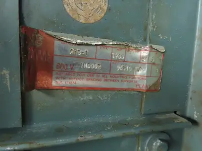 General Electric AFS-1 GE Armor Clad 10' Busway 1200A 600V Tap Box 3 Pole 3 Wire