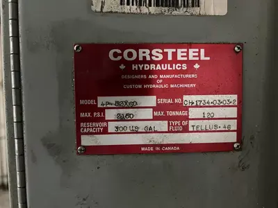 USED 2003 CORSTEEL CORSTEEL 4P.52X60 PRESS