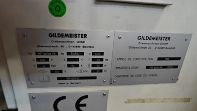 GILDEMEISTER Twin Spindle Twin Turret CNC Sliding Head Lathe, in very good used condition