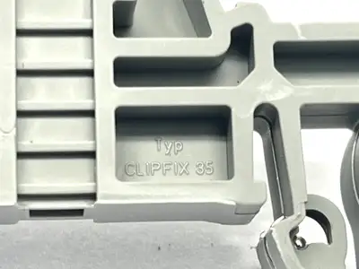 Typ Clipfix 35,3022218,CLIPFIX 35 | Phoenix Contact CLIPFIX 35 End Clamp Block 3022218 LOT OF 5 - Used